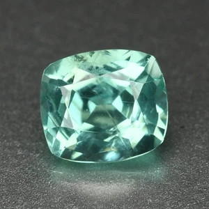 0.79Ct Marvelous Cushion Cut 5.7 x 5 MM 100% Natural Paraiba Blue Brazil Apatite - Picture 1 of 5