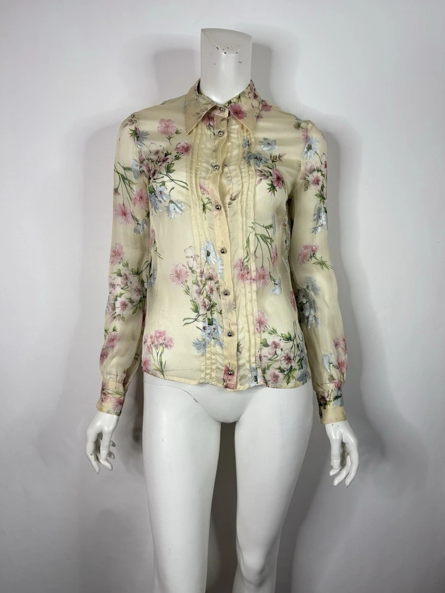 DOLCE&GABBANA シルクブラウス DOLCE&GABBANA（ドルチェ & ガッバーナ） ドルガバ シルクブラウス 40