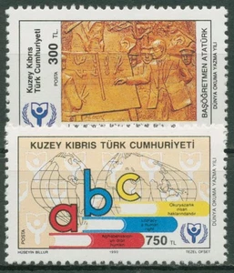 Türkisch-Zypern 1990 Jahr der Alphabetisierung 296/97 postfrisch - Picture 1 of 1