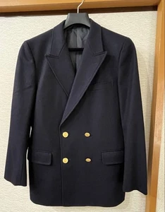 J.PRESS Navy Double Blazer Wool Blend M Vintage Excellent Condition - Picture 1 of 24