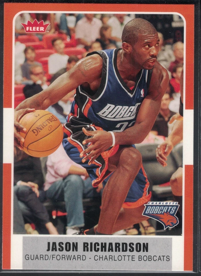 2007-08 Fleer - Jason Richardson #71 Charlotte Bobcats - Image 1 of 1