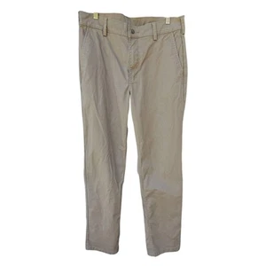 40 Grit x Duluth Mens 34x34 Standard Fit Workwear Chino Shop Pants Beige - Picture 1 of 6