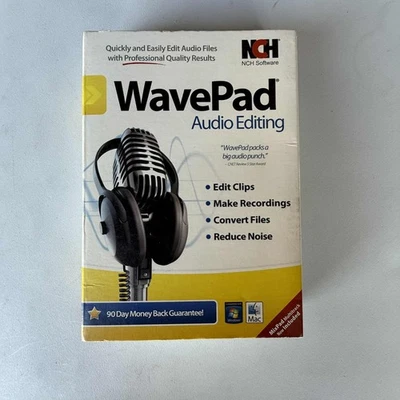 New WavePad Sound Editor PC Mac Editing Audio Music Recording Sealed - Image 1 of 2