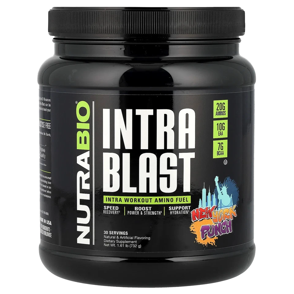 Intra Blast, Intra Workout Amino Fuel, New York Punch, 1,61 lb (732 g) - Imagem 1 de 2