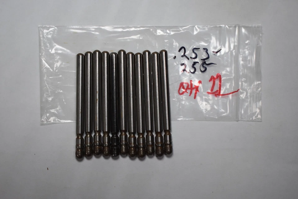 Uberti Cattleman/Jager Dakota SAA pinos base cilindro .253-.255 OD lote usado de 11 - Imagem 1 de 4