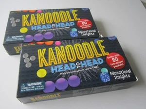 2 PRE-OWNED GAMES OF "KANOODLE HEAD TO HEAD" - EXCELLENT CONDITION - AGES 7+ - Picture 1 of 5