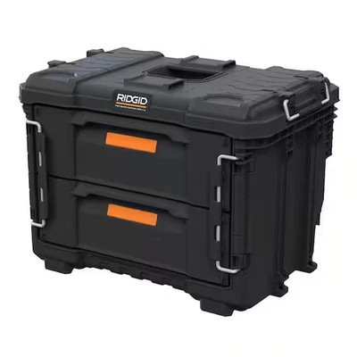 Ridgid 22 in. 2.0 Pro Gear System 2-drawer XL Modular Tool Box Storage Organizer - Image 1 of 4
