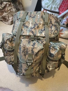 Rare USMC MarPat Medium Alice style pack W Frame backpack patrol Pack Daysack - Picture 1 of 17