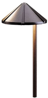 Kichler 20" High Bronze Finish Cone Low Voltage Landscape Light - Image 1 of 2