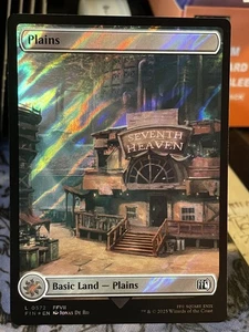 Plains FULL ART #572 SURGE FOIL Final Fantasy NM MTG Magic Card FF7 - Picture 1 of 1
