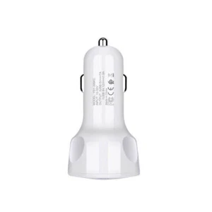 3 Ports USB Car Charger Adapter LED Display QC 3.0 Fast Charging for IOS Android - Picture 1 of 12