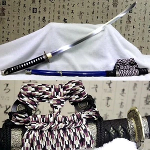 Japanese Tachi Battle Sword Sharp Carbon Steel Blade Samurai Katana Full Tang - Picture 1 of 9