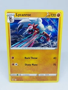 POKEMON CARD TCG NON HOLO LYCANROC 095/185 RARE NM/M VIVID VOLTAGE SWSH - Picture 1 of 2