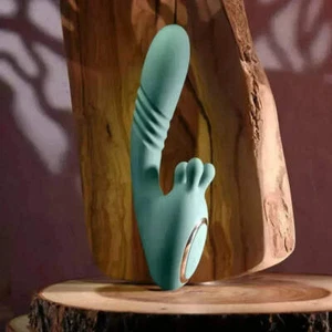 Evolved THRUST INTO ECSTASY - 21 cm USB Rechargeable Thrusting & Rotating Vibrat - Picture 1 of 10