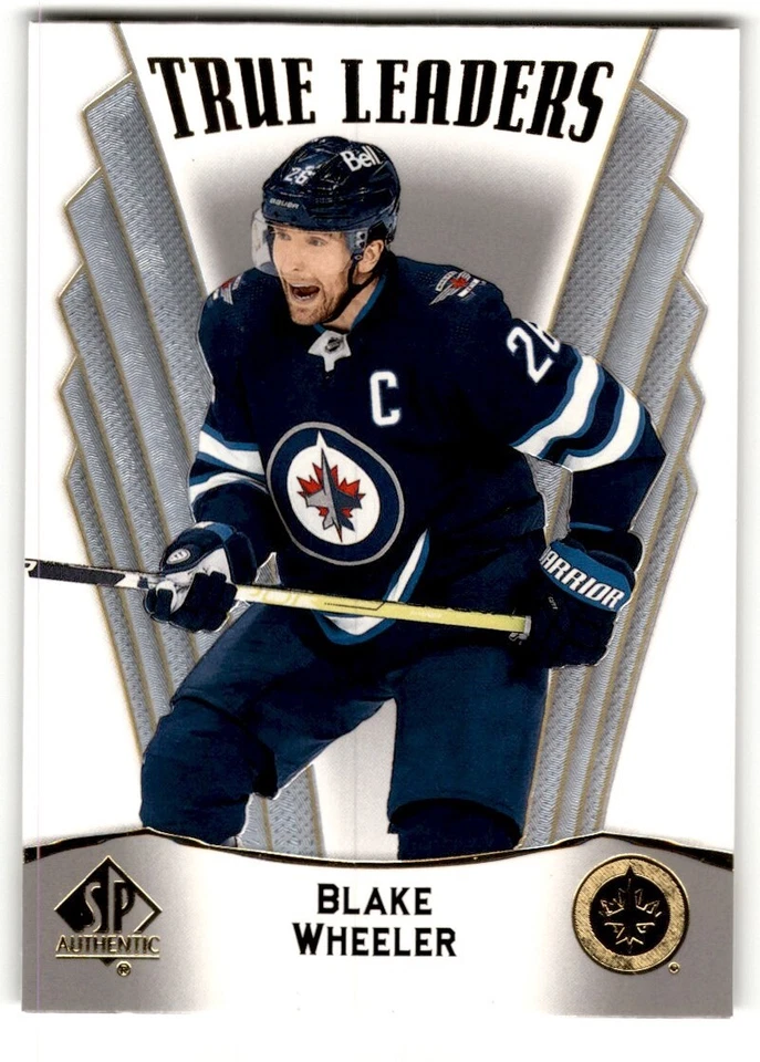 Blake Wheeler 2021-22 SP Authentic True Leaders #TL-19 Winnipeg Jets - Image 1 of 2