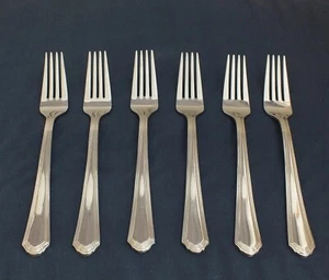 LENOX ARCHWAY acero inoxidable, 6 tenedores de cena, ¡Brillante y brillante! LotAb3 - Imagen 1 de 2