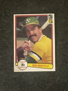 1982 Donruss - #626 Rick Bosetti Baseball Card - Picture 1 of 2