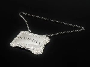 Scottish Provincial Silver MADEIRA Decanter Label, Alex Cameron, Dundee c.1820 - Picture 1 of 5