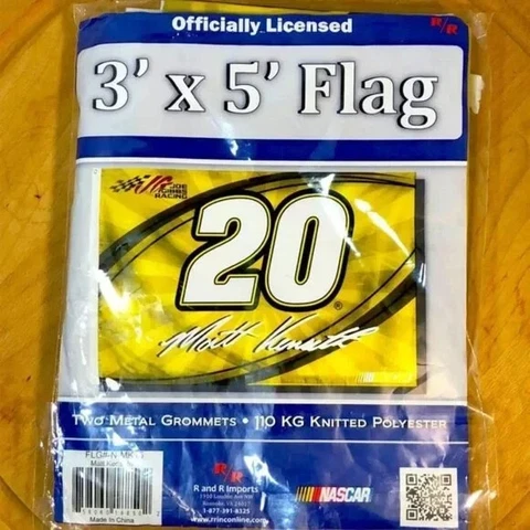 NASCAR Matt Kenseth #20 Deluxe Grommet Flag Cover