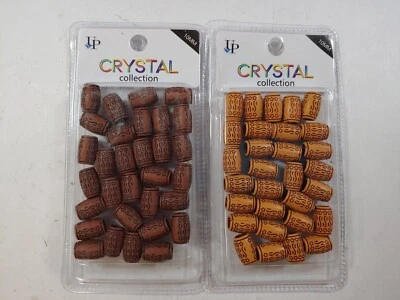 Cuentas de pelo arbolado Crystal Collection 10MM (2 paquetes) colores surtidos Foto 1 de 2