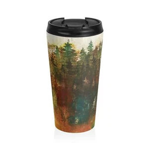 Tazza da viaggio in acciaio inox Becoming Trees - Foto 1 di 5