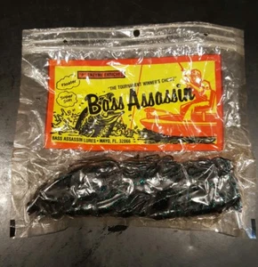 Bass Assassin 4" Crawdad CA 10 pkg Junebug 3415 - Picture 1 of 2