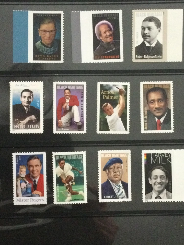 USA Stamps 11 Forever Men (Face Value $8.58) MNH - Image 1 of 1