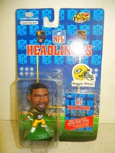 NFL HEADLINERS - REGGIE WHITE - GREENBAY PACKERS - NUEVO EN LA TARJETA - L150 - Imagen 1 de 1