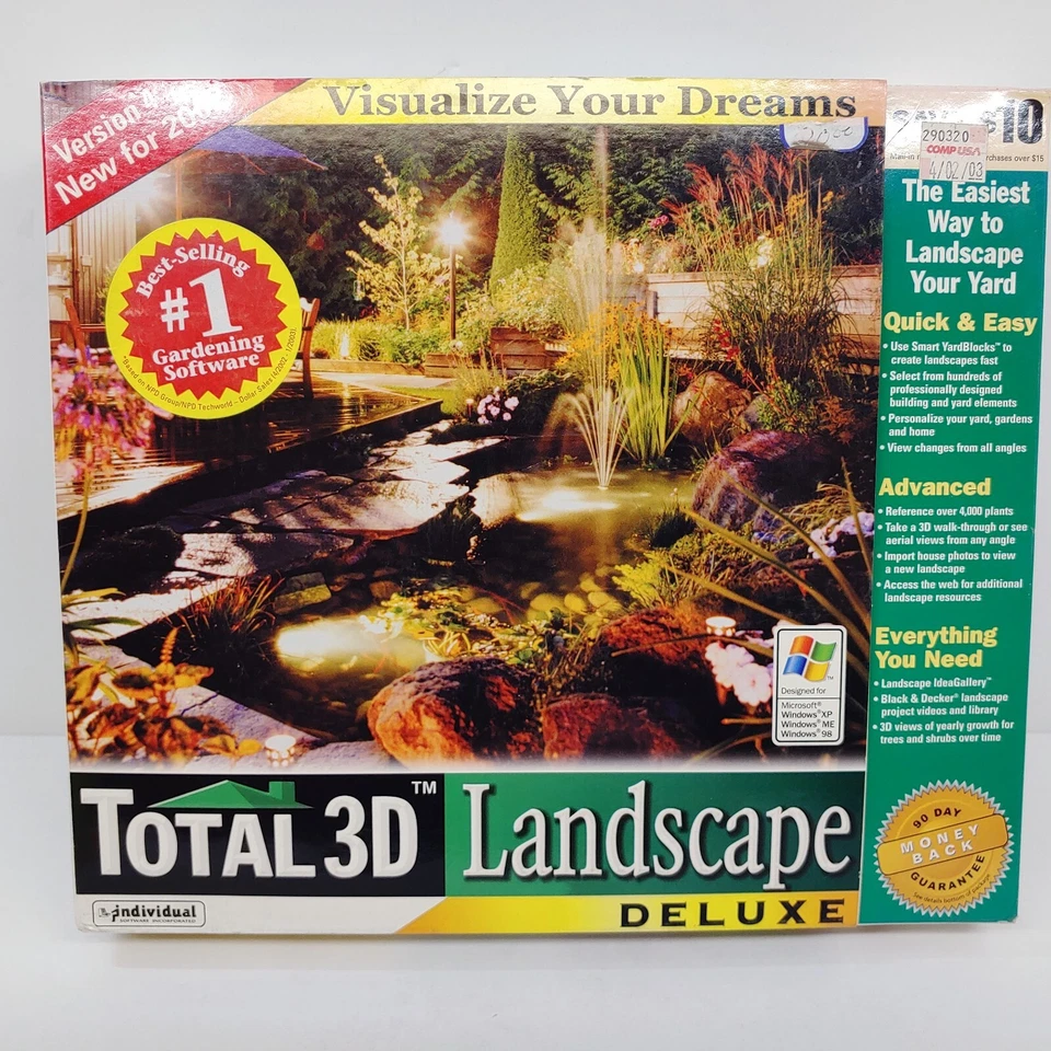 Total 3D Landscape Deluxe PC Program 2002 New - Image 1 of 4