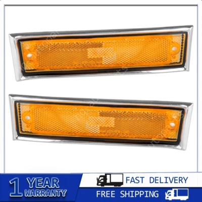 Conjunto de luz marcadora lateral para Chevrolet K5 Blazer 1986 1985 1984 1983 1982 1981 Foto 1 de 4