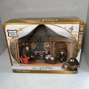 Wizarding World Harry Potter, Magical Minis Hagrid’s Hut Playset with 2 Figures - Picture 1 of 5