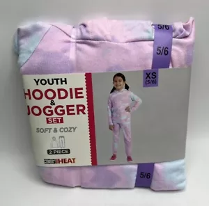 Girls Size XS (5/6) 32 Degrees 2-Piece Set Hoodie & Jogger Outfit Heat Retention - Picture 1 of 5