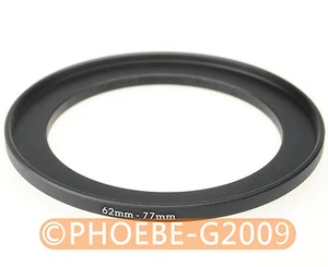 62mm to 77mm 62-77 mm Step Up Filter Ring  Adapter - Picture 1 of 1