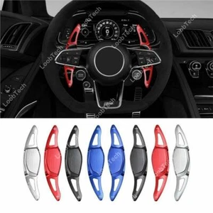 Steering Paddle Shifter Extension Interior Alloy Trim Cover Fit For Audi TT RS - Picture 1 of 11