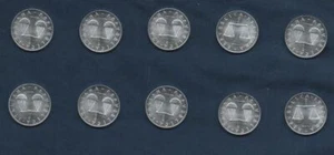 Italia 1955 LIRE 1 lotto di 10 monete quasi fior di conio - Picture 1 of 2