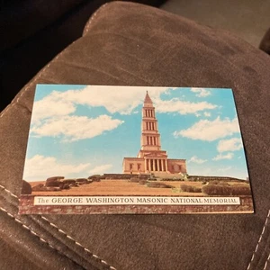 POSTAL The George Washington Masonic National Memorial Alexandria Virginia VA  - Imagen 1 de 2
