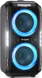 Altavoz Bluetooth Grande W-KING 250W PEAK Más Fuerte/Masivo 120dB/12 Bajos Personalizados - Imagen 1 de 9