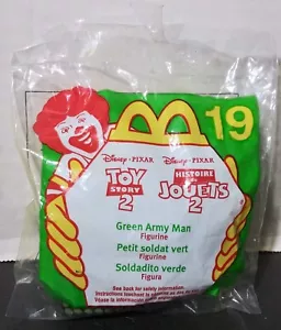 Giocattolo Happy Meal McDonald's 1999 Disney Pixar Toy Story 2 Green Army Man Toy #19 - Foto 1 di 4