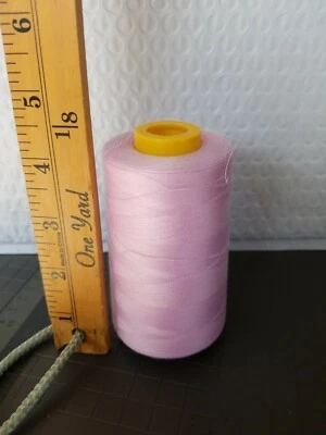 1 Big Spool LILAC T27 S2 Quality Serger Sewing Machine Thread 6000 Yards Cone  - Image 1 of 4