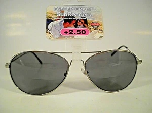 FOSTER GRANT SUN READER BIFOCAL SUNGLASSES  "JET GUN" - Picture 1 of 9