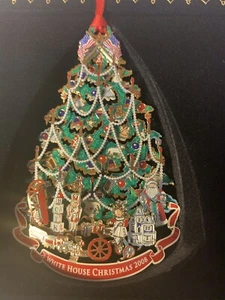 2008 White House Historical Association Weihnachtsschmuck Box Harrison Tree Neu im Karton - Bild 1 von 5