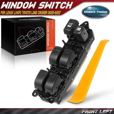 Interruptor maestro de ventana eléctrica 901-746 para Lexus LX470 Toyota Land Cruiser 2003-2007 Foto 1 de 4