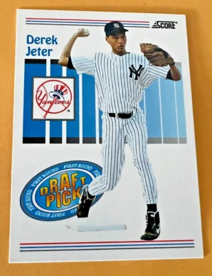 Tarjeta de novato de béisbol Derek Jeter Yankees 1993 Score MLB #48 RC MEJOR ASPECTO COMO NUEVO Foto 1 de 2
