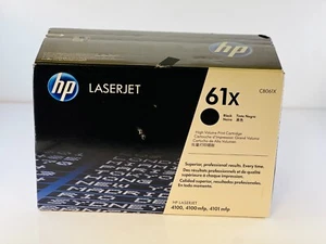 HP C8061X 61X czarny wkład o wysokiej wydajności oryginalny nowy zapieczętowany - Zdjęcie 1 z 2