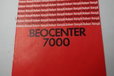 Bang & Olufsen B&O Beocenter 7000 manual original B&O - Bild 1 von 4