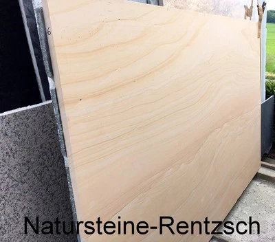 Sandstein Tischplatte Abdeckung Fensterbank Mauerabdeckung Platte Naturstein NEU - Bild 1 von 3