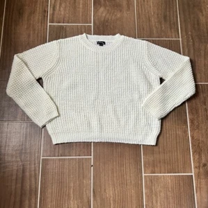 Art Class Waffle Long sleeve Crewneck Sweater Girls Size XL 14-16 - Picture 1 of 8