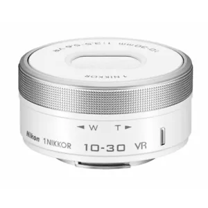 Objetivo Nikon 1 nikkor VR 10-30mm f/3.5-5.6 J1 J2 J3 J4 J5 V1 V2 V3 Color Blanco - Imagen 1 de 12