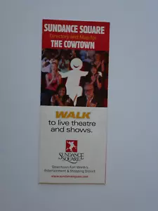Brochure - Sundance Square - The Cowtown - Fort Worth, Texas - Travel & Tourism - Picture 1 of 3
