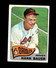 9599* 1965 Topps # 323 Hank Bauer EX